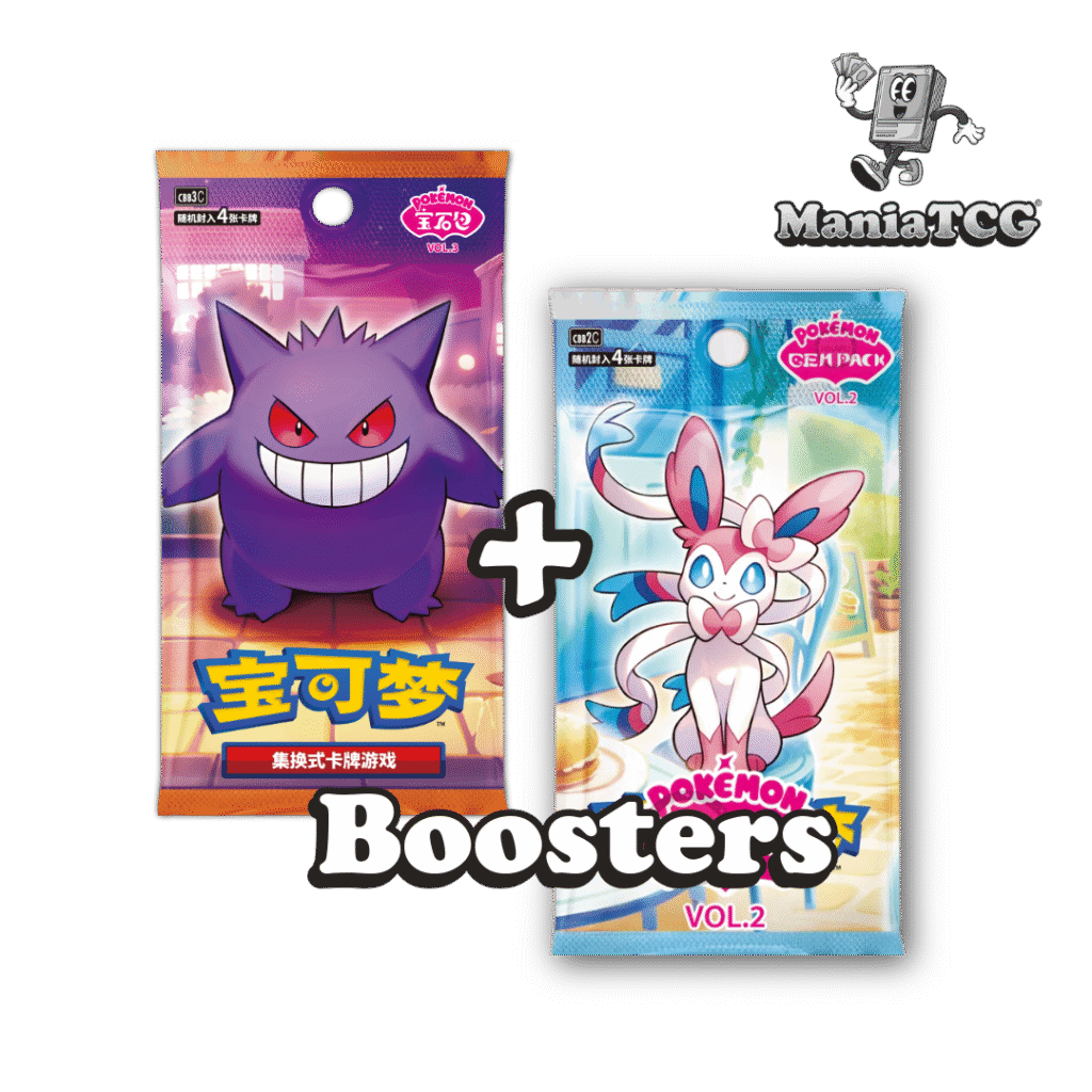 Duo de Boosters Gem Pack Vol.2 et Vol.3 - Pokémon Chinois Simplifié