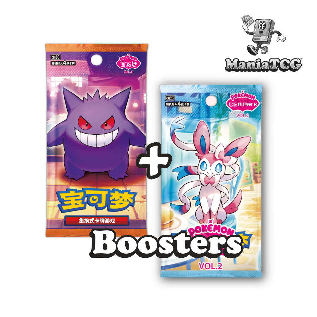 Duo de Boosters Gem Pack Vol.2 et Vol.3 - Pokémon Chinois Simplifié