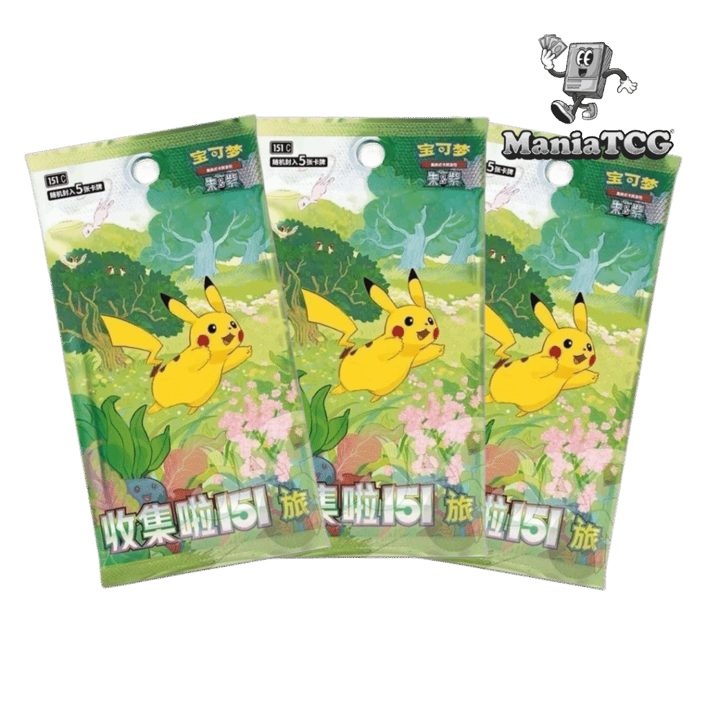 Lot de Boosters 151 Vol.1 - Pokémon Chinois Simplifié