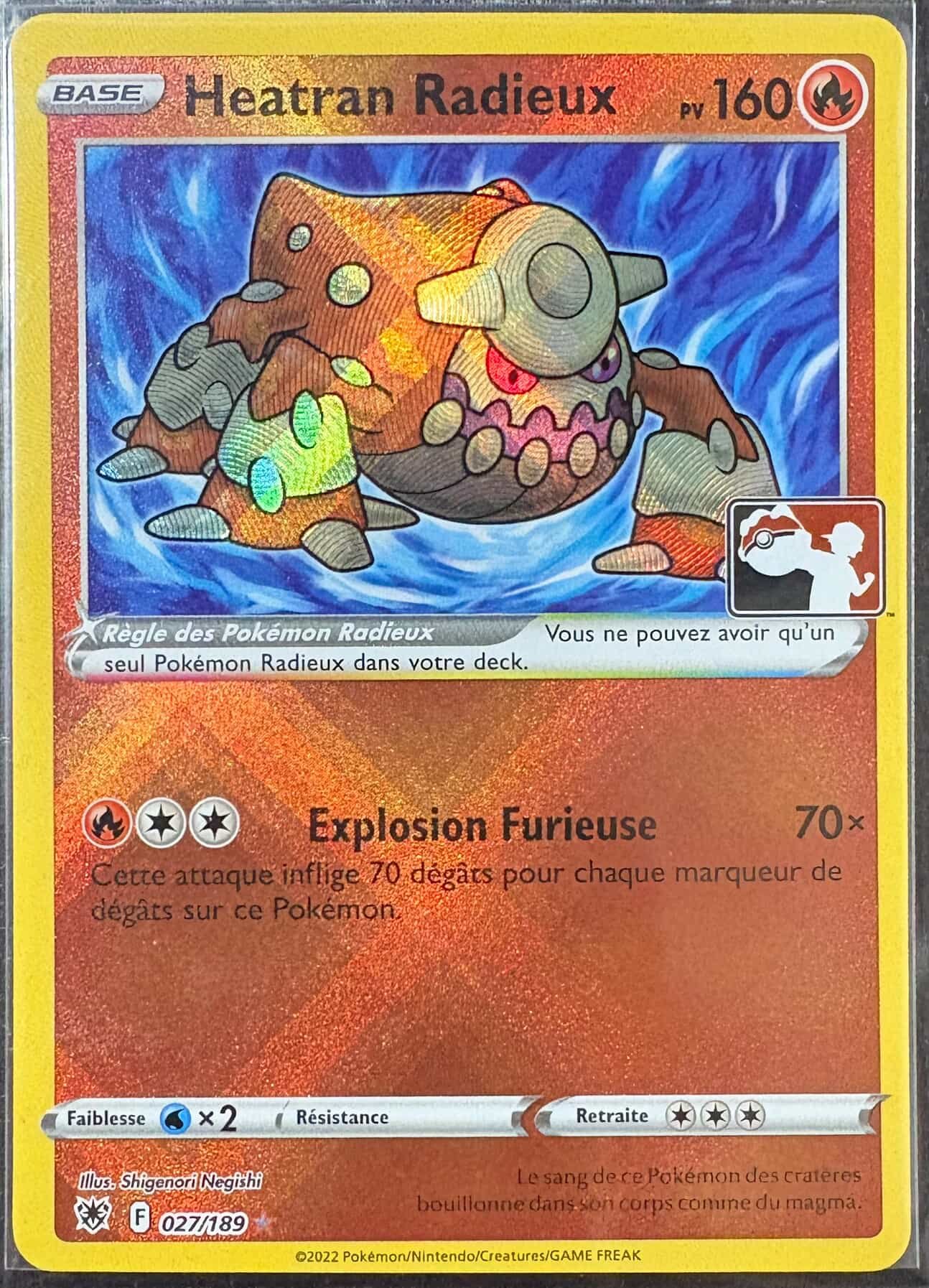Heatran Radieux Stamp Play! (ASR 027)