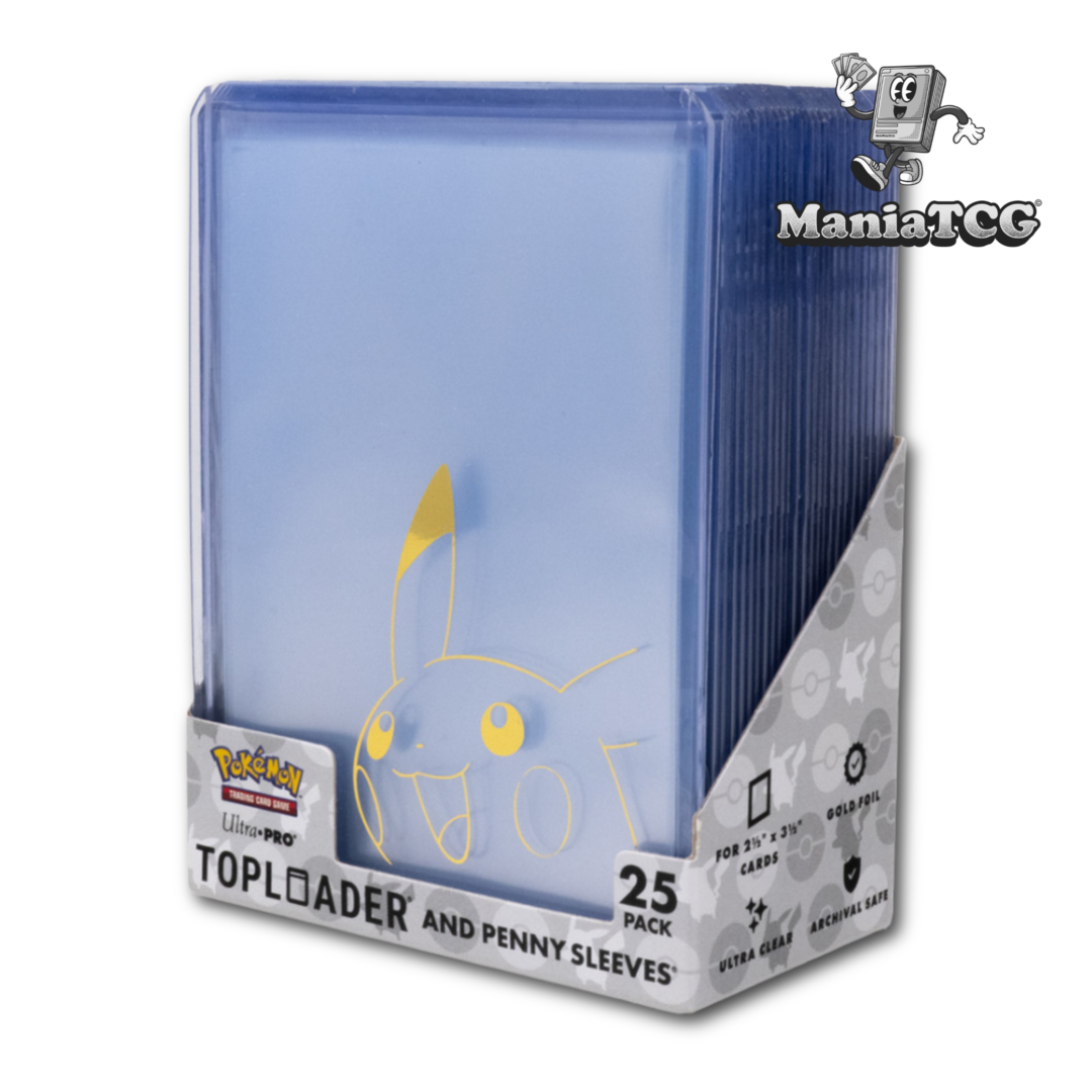 Ultra Pro - 25 Toploaders Pikachu et Sleeves