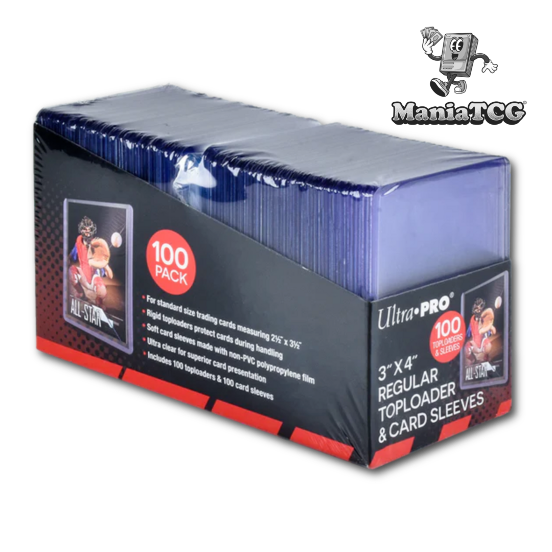Ultra Pro - Lot de 100 Toploaders et 100 Sleeves