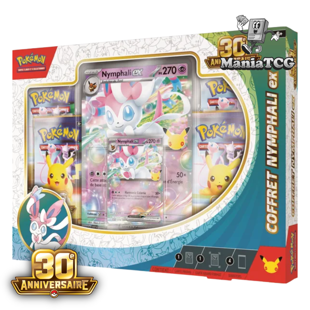 Coffret Pokémon Nymphali-ex 30e Anniversaire - 30 Ans Français