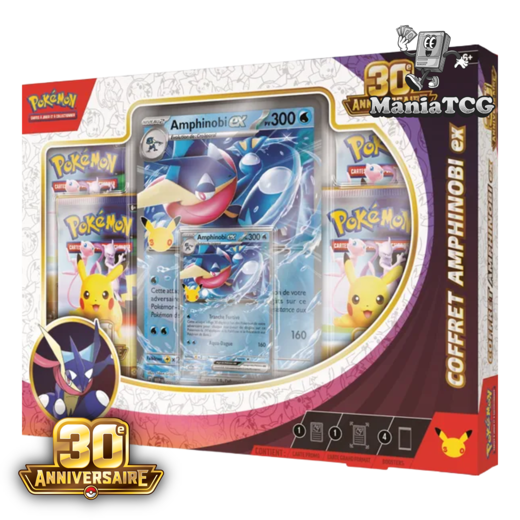 Coffret Pokémon Amphinobi-ex 30e Anniversaire - 30 Ans Français