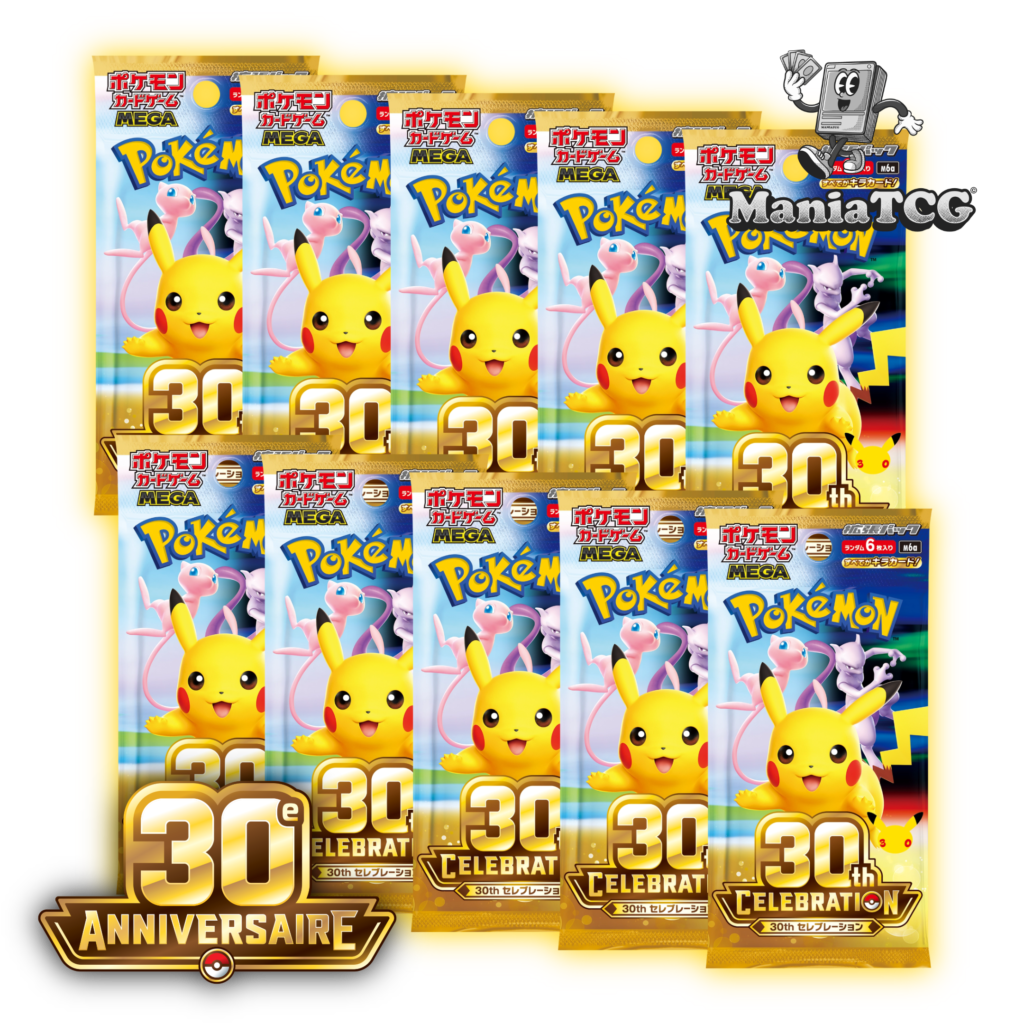 10 Boosters Pokémon 30th Celebration m6a - Japonais