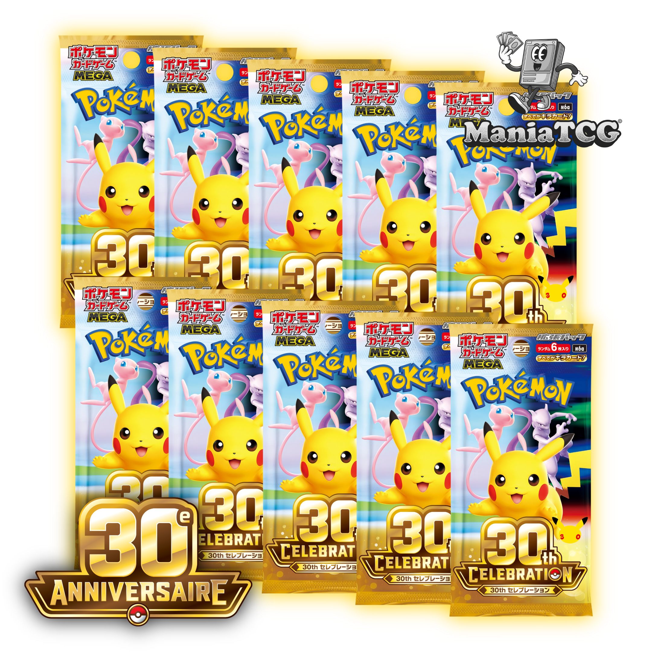 10 Boosters Pokémon 30th Celebration m6a - Japonais