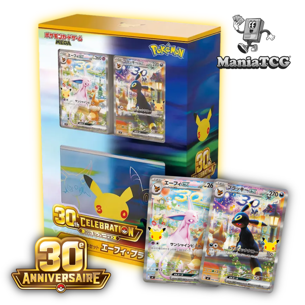 Pokémon 30th Celebration Premium Deck Set Espeon & Umbreon