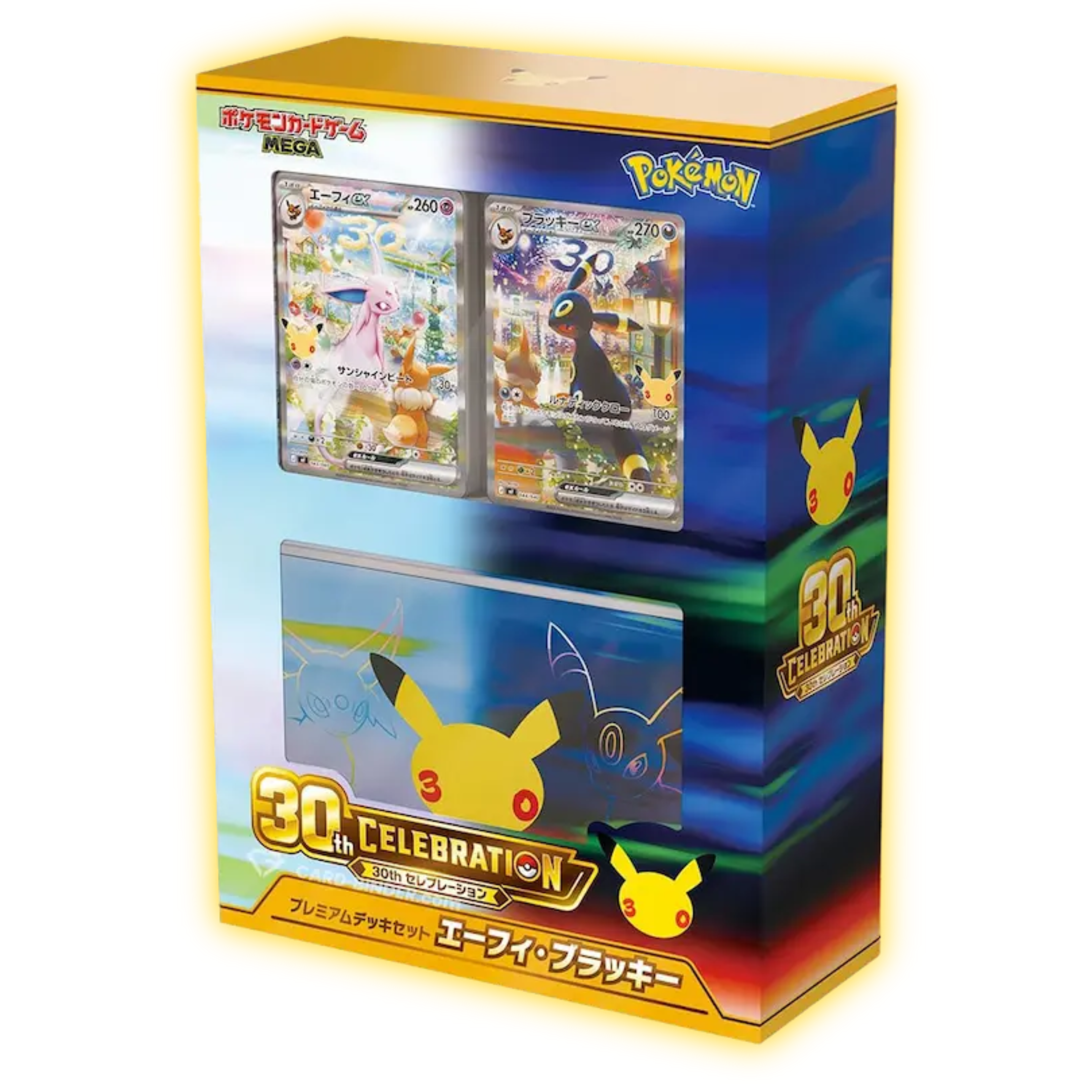Pokémon 30th Celebration Premium Deck Set Espeon & Umbreon
