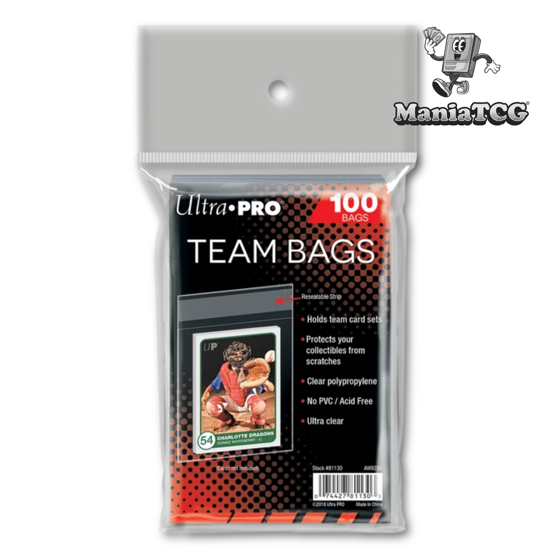 Ultra Pro - 100 Team Bags (Soft Sleeves)